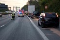 A 4 Rich Olpe vor Rodenkirchener Bruecke Heizoel LKW verliert Heizoel P04